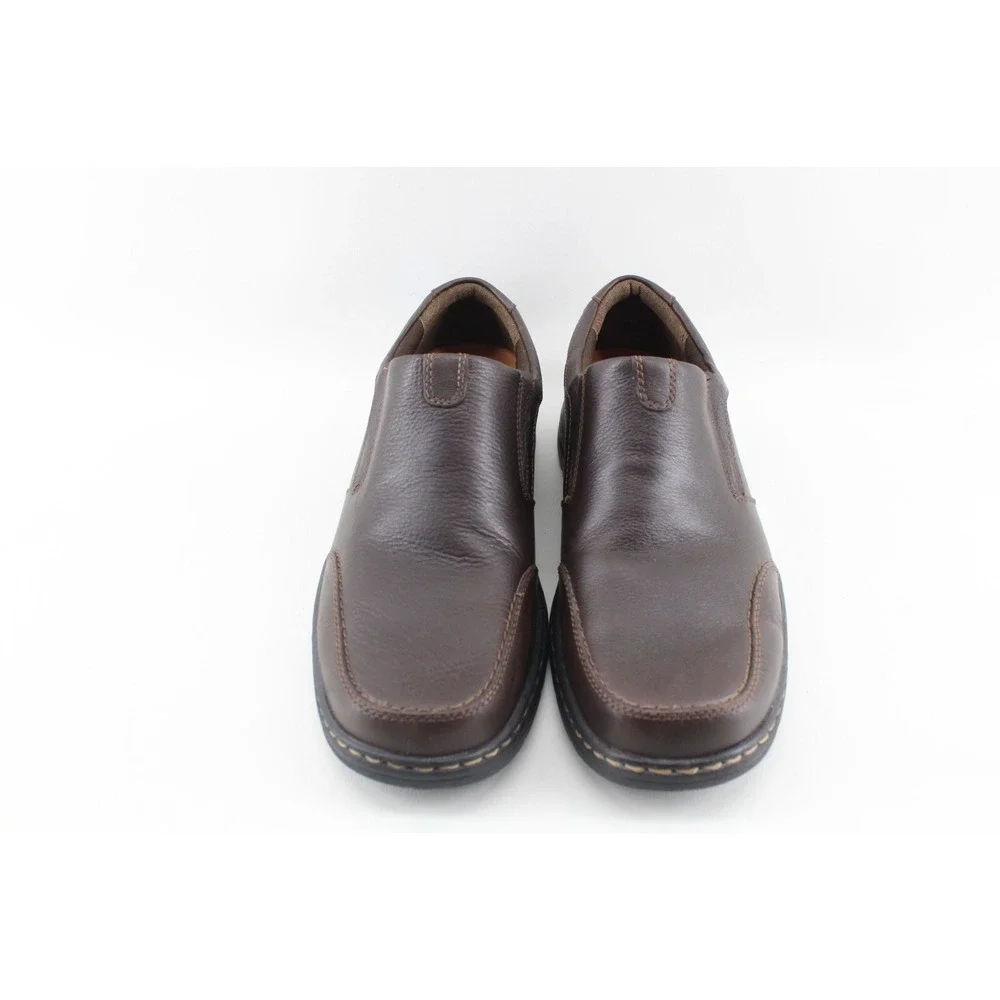 Dunham Blair Cushioning Men's Brown Slip On Casual‎ Shoes Size 9.5 2E DAA02BR